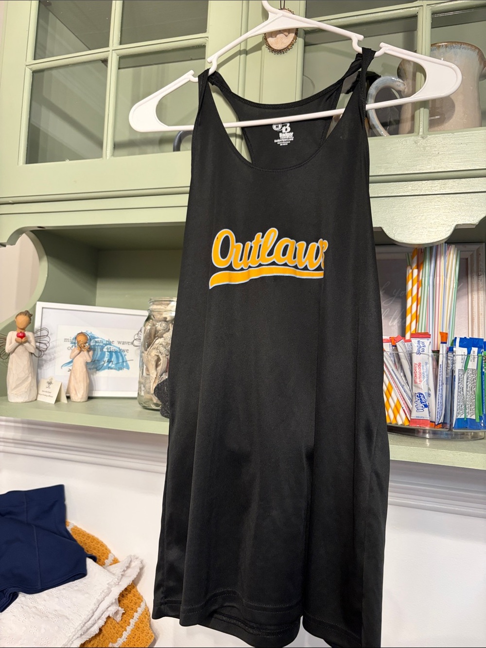 Outlaw Graphic Black Women's Tank Top